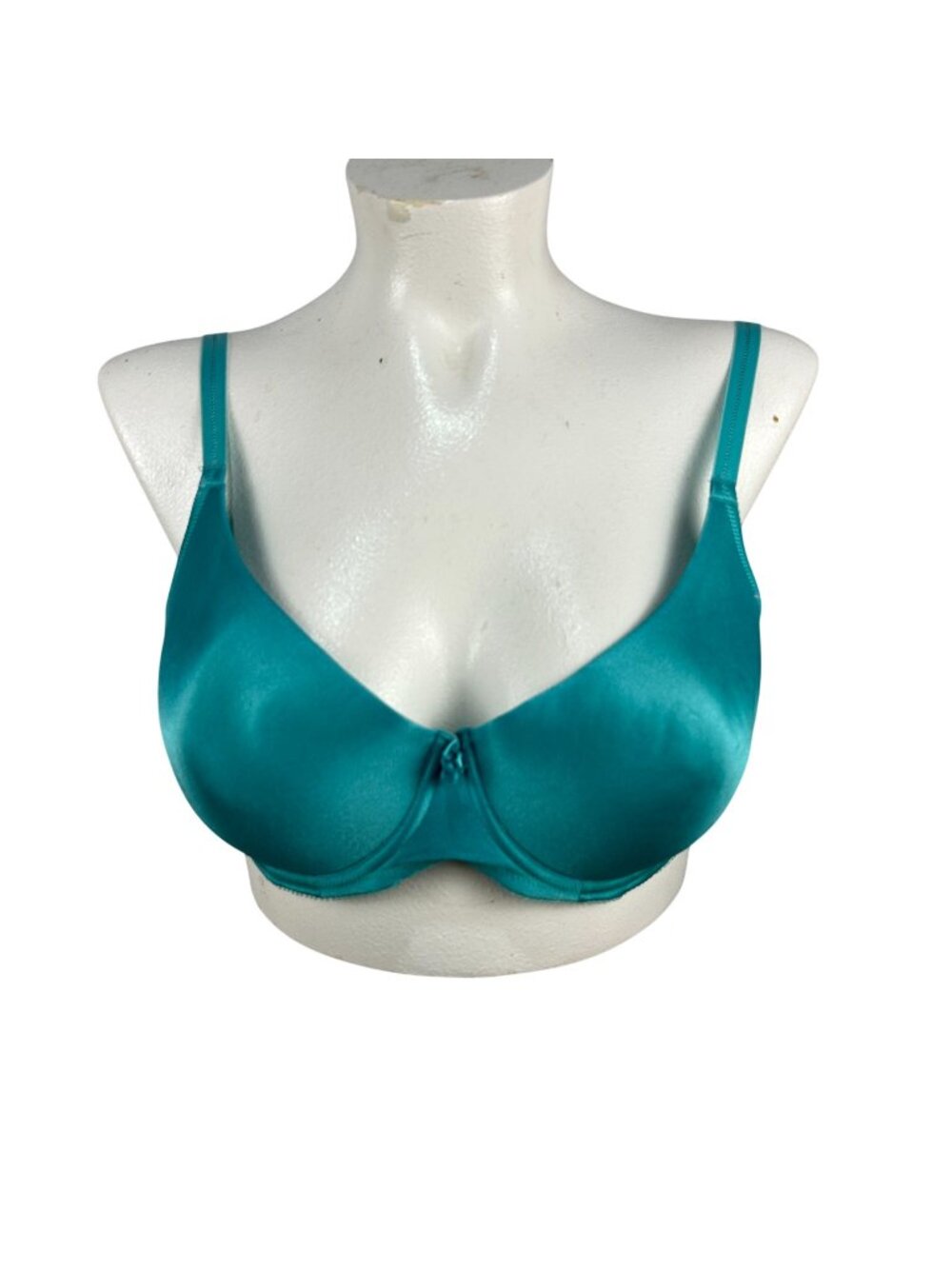 Bedform Womens Teal Underwire Bra Size 40D Adjustable Straps Hook & Eye Closure